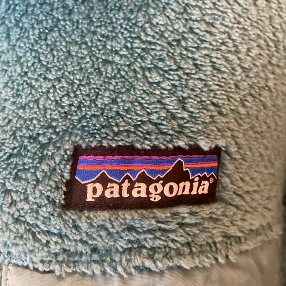 Patagonia Teal Fleece Jacket Medium - Picture 10 of 13